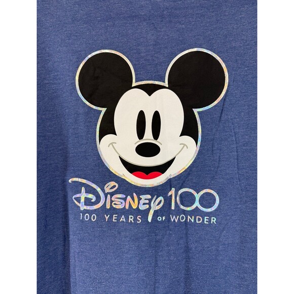Disney’s Men’s XL 100 Years of Wonders Double Sided Graphic T Shirt Anniversary - Picture 4 of 5